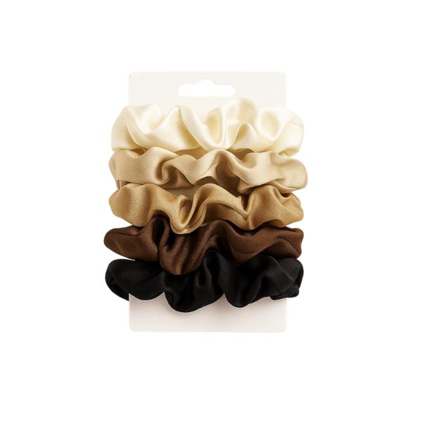 Satin Scrunchies (3/5 pcs)